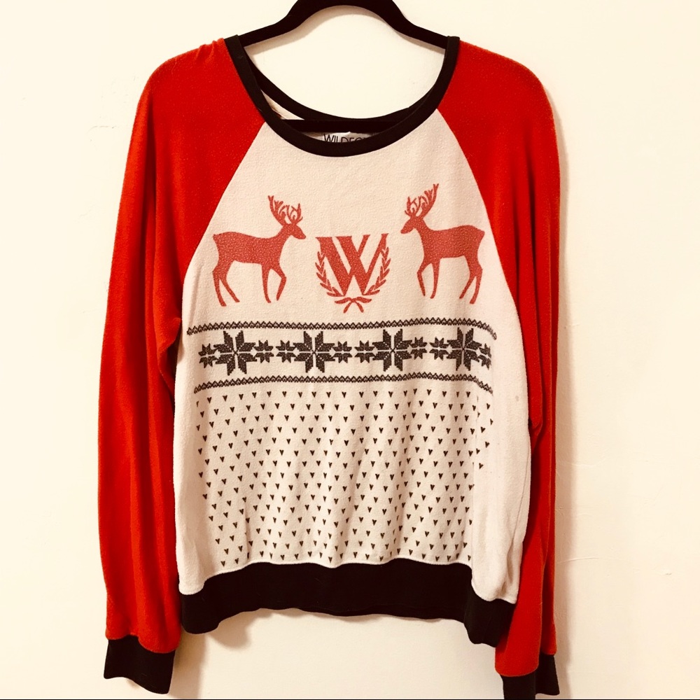 Wildfox cozy Christmas sweatshirt